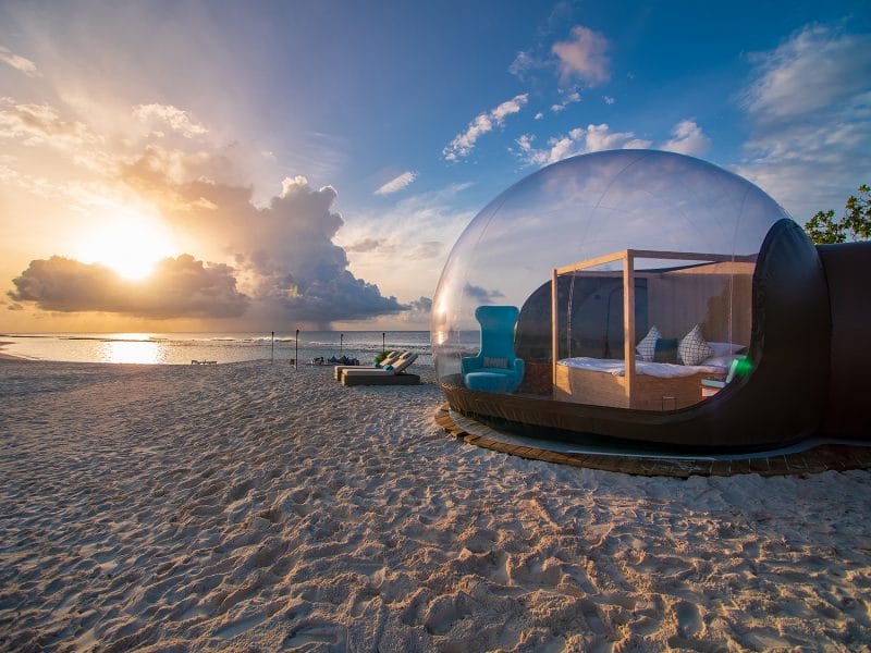 Beach Bubble at Finolhu Resort